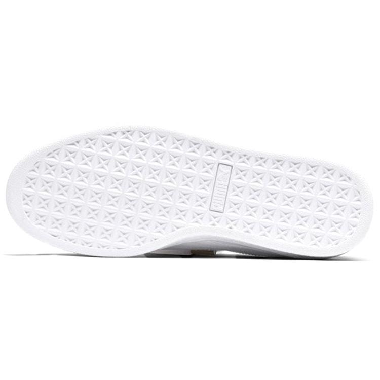 Puma Basket Heart Patent White Womens 363073-02