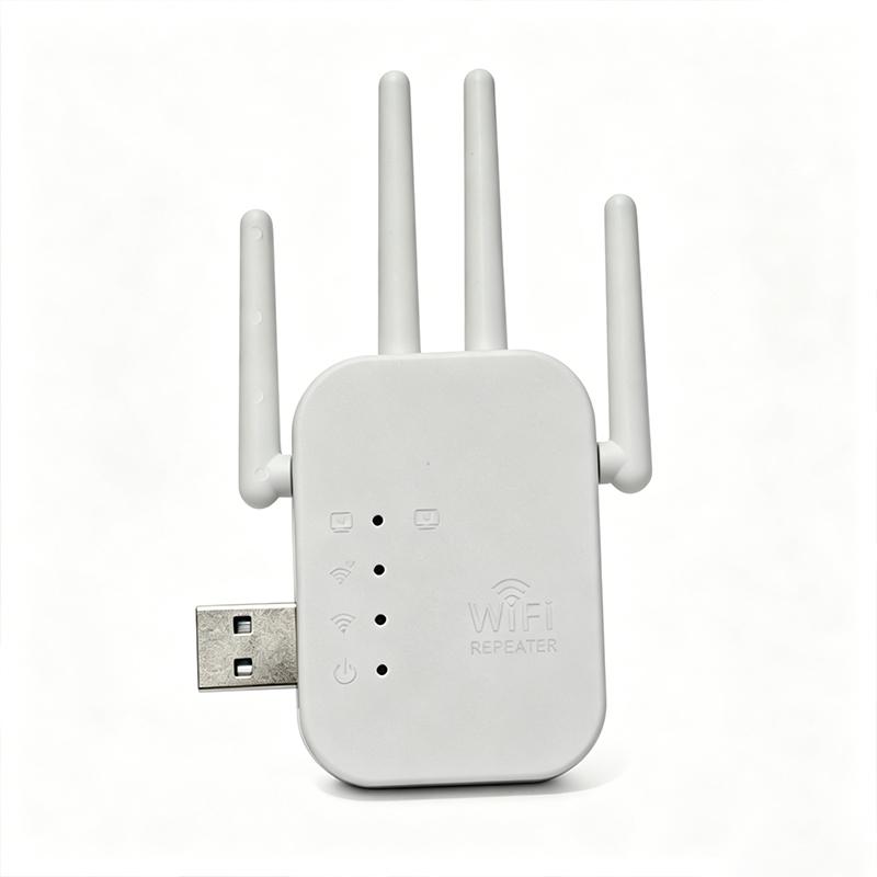 Wifi Extenders Signal Booster 2.4G Wireless Wifi Internet Repeater 300Mbps 4 Antenna Long Range With Ethernet Port For Home