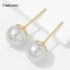 Base per orecchini a perno in ottone placcato oro 14K, perno vuoto, vassoio per orecchini a perno, tappo per orecchie per la creazione di orecchini fai-da-te, accessori