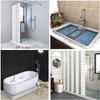1M Bathroom Shower Water Stopper Water Shower Dam Barrier Ground Self-adhesive Sealing Strip Dry Wet Separation Strip
