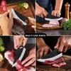 2PC Boning Knife and Mini Knife Sharp Kitchen Knife Stainless Steel Chef Knife Handmade Forged Knife Butcher Knife Wooden Handle