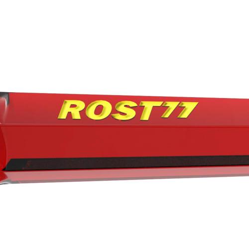 CUESOUL ROST 77 Transparency Integrated Flight Big Wing Shape Set of 3 Clear Red Flight Yellow Logo L Size (CS-77-4T-L)