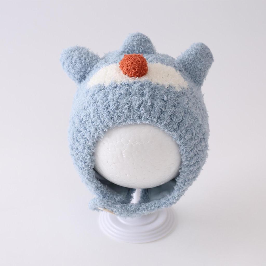 Zimowa pluszowa czapka dla niemowląt i małych dzieci - Urocza, Pogrubiona, Ciepła, Dzianinowa z Ochroną Uszu