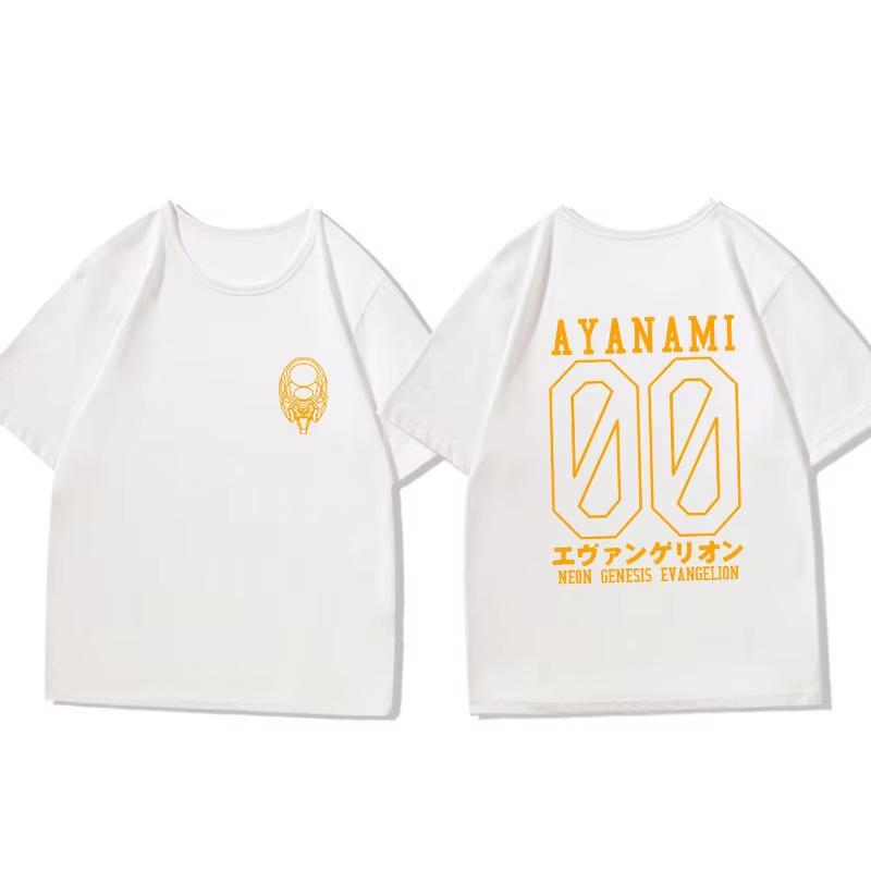 

Eva T Shirt Men s Two-dimensional Asuka Lingpoli Short-sleeved Animation Peripheral Half-sleeved Clothes 4XL