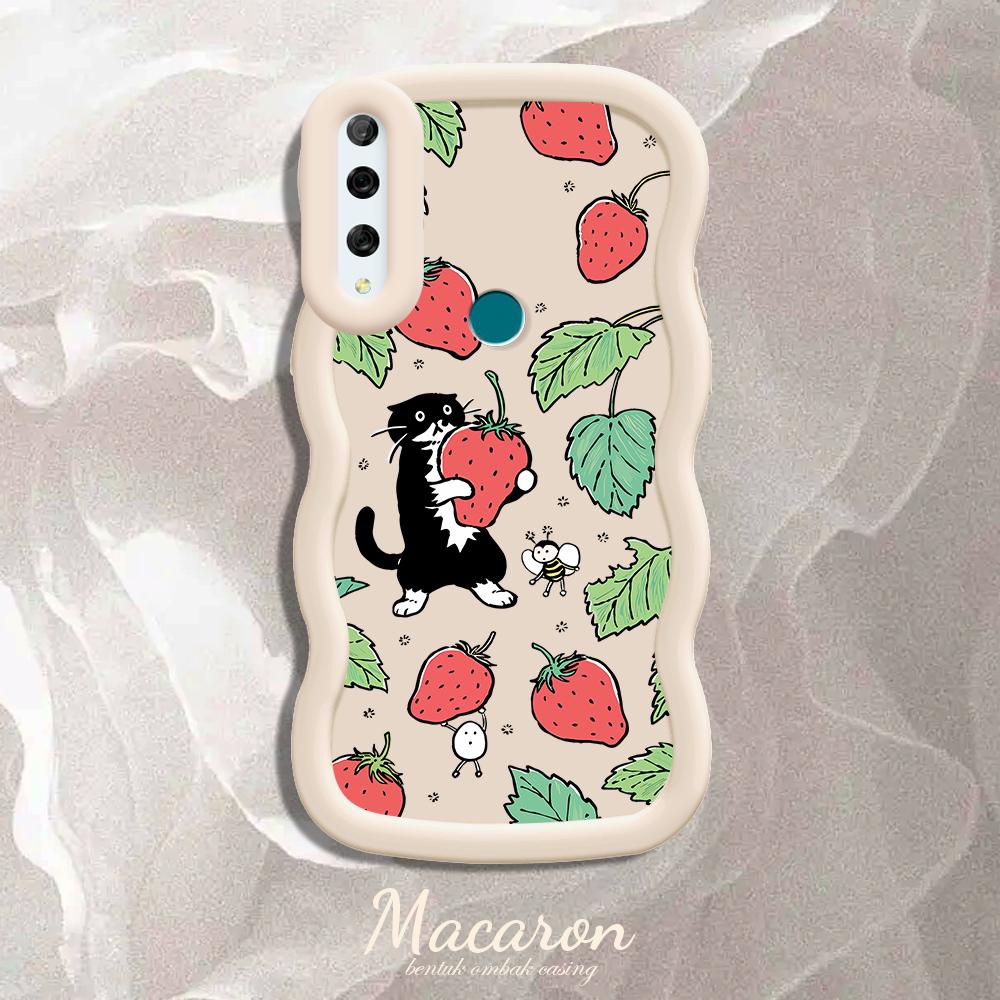 

Окрашенный узор Big Wave Edge Мягкий силиконовый материал Macaron чехол для телефона противоударный защитный резиновый чехол для iPhone Huawei Honor Infinix Tecno iPhone 12 Pro белый