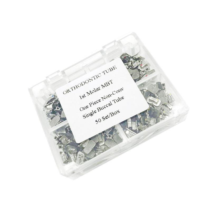50Sets Dental Kieferorthopädie 1. Molaren Einteilige MBT 022 Einzelne Bukkalwanne