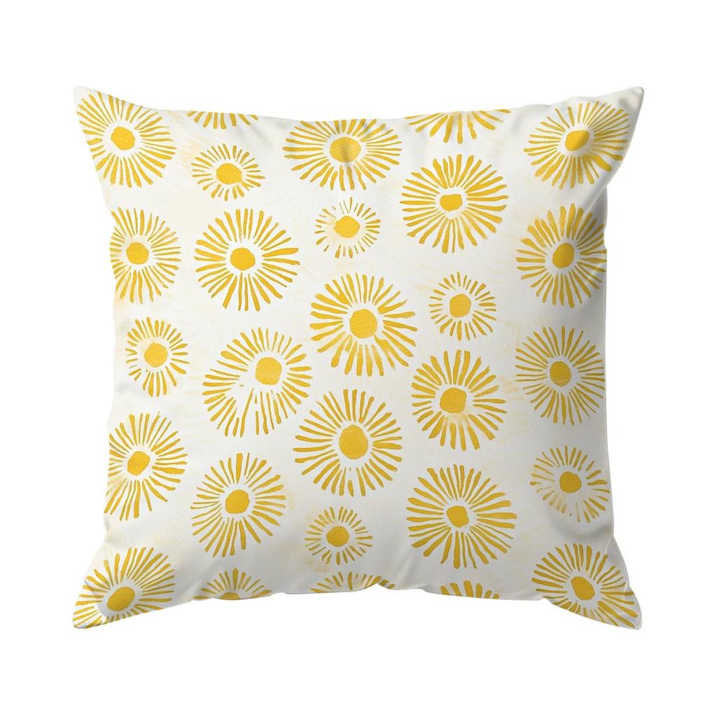 1,4 Pcs Tropical Flower And Plant Single-Sided Printed Pillowcase Cushion Cover,Suitable For Living Room,Bedroom,Car Decoration