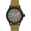 Timex Expedition Scout 40mm Mens Analog Watch Luminous Hands Durable Comfortable Adjustable Strap 24-Hour Format Sturdy Outdoor 50M Water Resistant