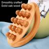 Wooden Massage Tools with Handle 14 Beads Wooden Massage Roller for Body Shaping Lymphatic Drainage Cellulite Massage Gua Sha Therapy Massager