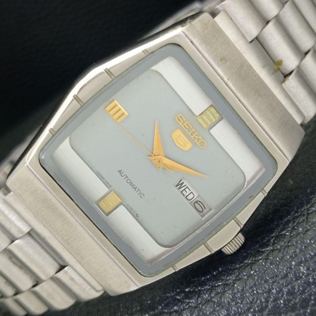 VINTAGE SEIKO 5 AUTOMATIC JAPAN BOY ORIGINAL DIAL WATCH a704281-1 R213i-a704281
