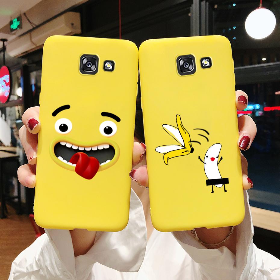 Hülle Für Samsung Galaxy A7 2017 Hülle Niedlich Bemalte Silikon Weiche TPU Handy Rückseite Abdeckung Stoßstange Für Samsung A7 2017 A720 A720f Hüllen