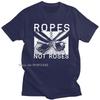 Herren Seile Nicht Rosen Fäuste Shibari T-Shirt Männer Baumwolle T-Shirt Submissive Sklaven Spiel Sexy Sub T-Shirt Oversized Streetwear