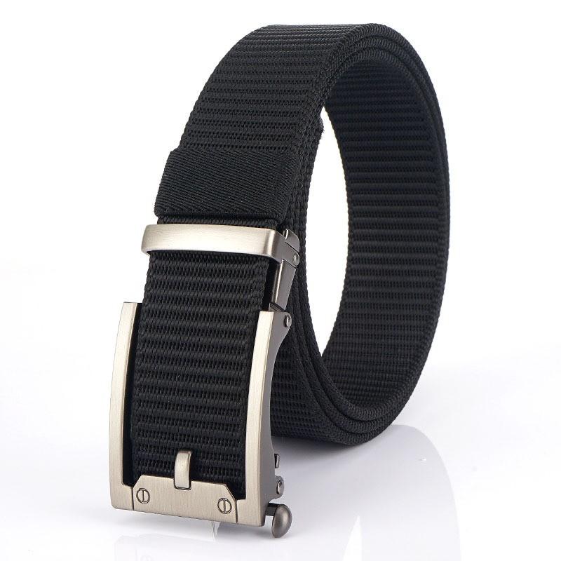 Canvas Belt Men s Youth Automatic Buckle Pure Nylon Outdoor Quick-drying Pants Sports Casual 120cm