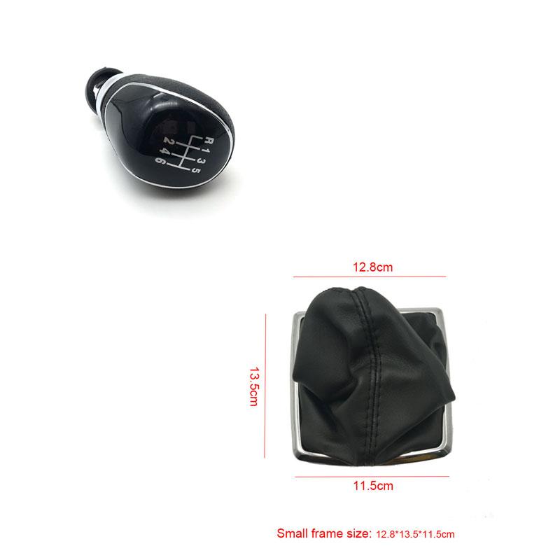 5 Speed 6 Gear Shift Knob Manual Black / Silver For Ford Focus 2 MK2 FL MK3 MK4 MK7 MONDEO KUGA GALAXY FIESTA Car Styling