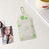 Star Strawberry ID Photo Photocard Frame Keychain Pendant Card Protective Case  School Stationery