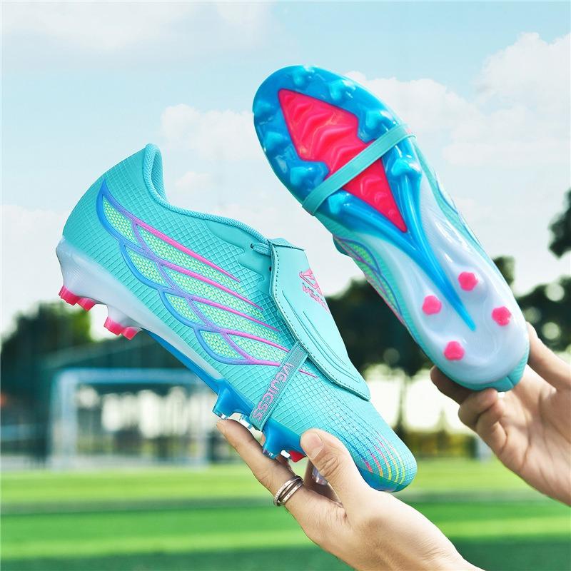 New low-top football shoes, men's and children's broken nails, artificial turf long nails, student competition training shoes, non-slip