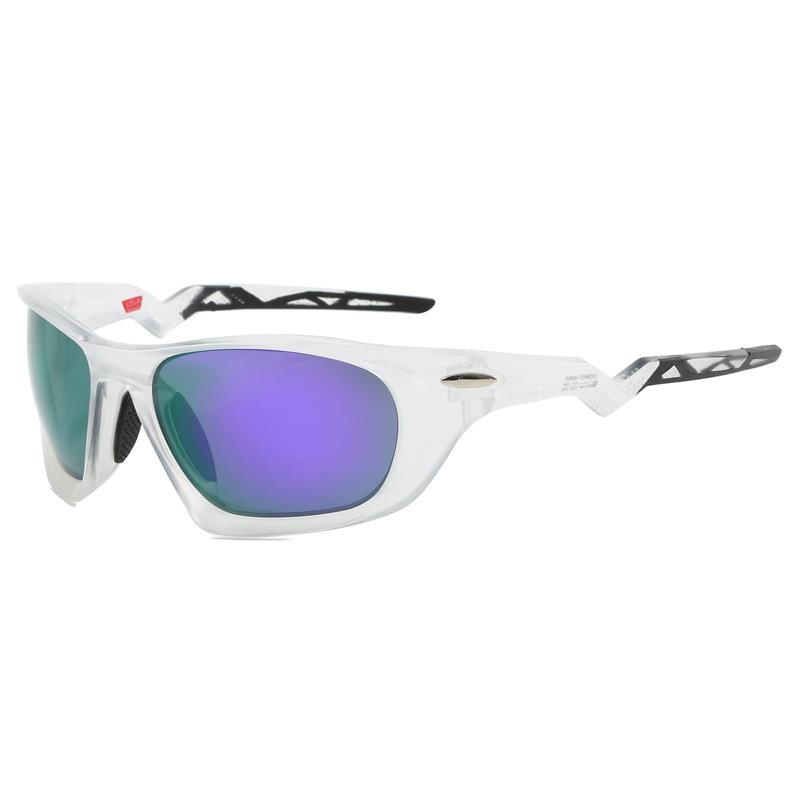 New polarized sun protection nylon polarized sunglasses, fashionable and trendy retro outdoor cycling sports glasses9431