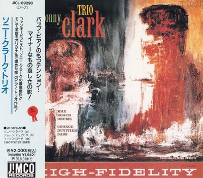 CD SONNY CLARK, GEORGE DUVIVIER; MAX R - Sonny Clark Trio JICL89290 Jimco Records 1993 Japan ObiJazz Used