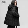 Xuezhongfei Women's Mid-Length Hooded Down Jacket