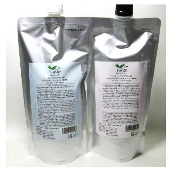 Demi Yunto Shampoo Light & 1 500 Size [Refill] Set