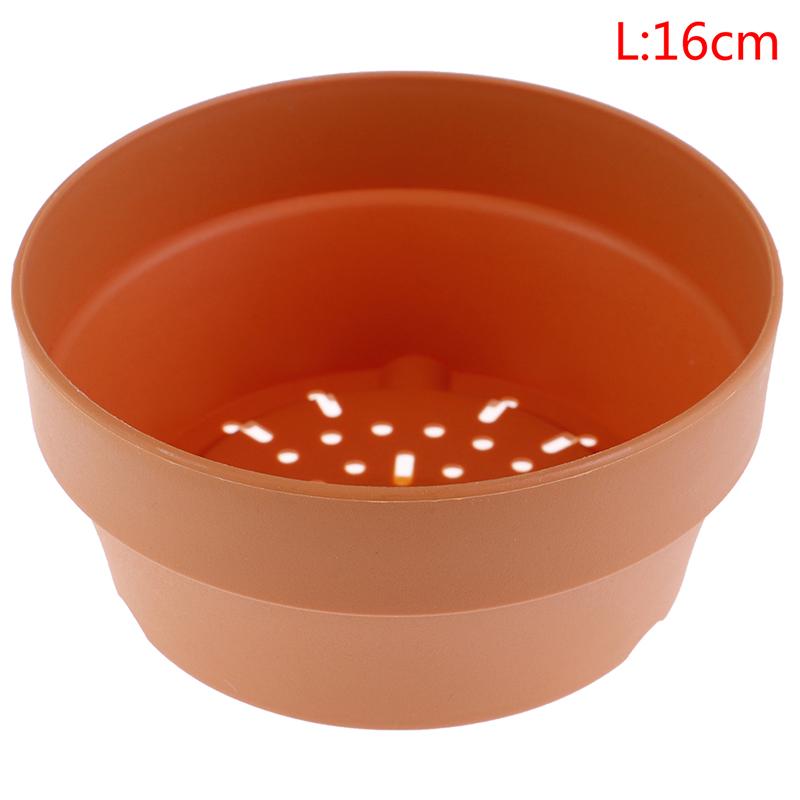 

Пластиковые цветочные растения горшки детский сад плантатор домашний офис декоративное ремесло 16*12.6*8.5cm