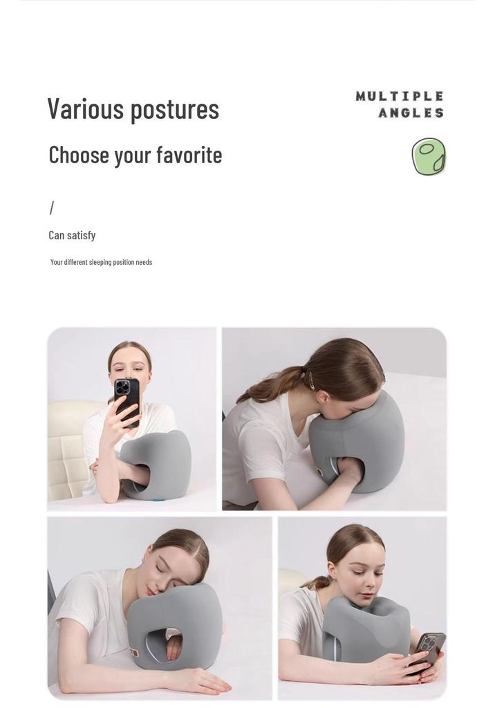 Face-Down Nap Pillow: Perfect for Offices, Students, and Lunch Breaks. Ideal for Adults and Classroom Naps.