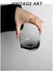 Nordic Style Retro Grey Crystal Glass Water Cup, Hand Blow Made, Original Wine Whisky, Household Simplicity Tableware