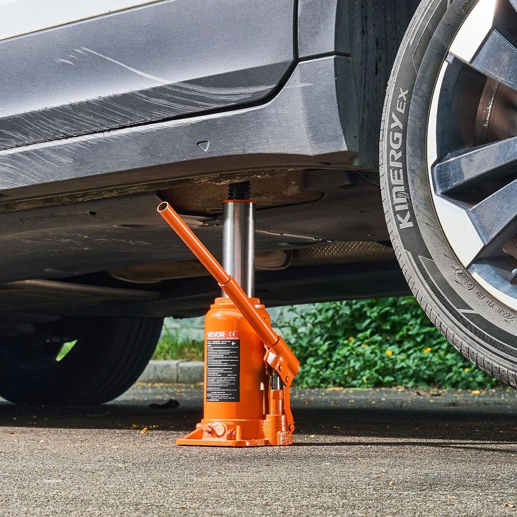 Hydraulic Bottle Jack, 20 Ton (44092 Lbs) Load Capacity, 225-435 Mm Lifting Range, Heavy Duty Welded Bottle Jack for Car, SUV, Pickup, Auto Repair,