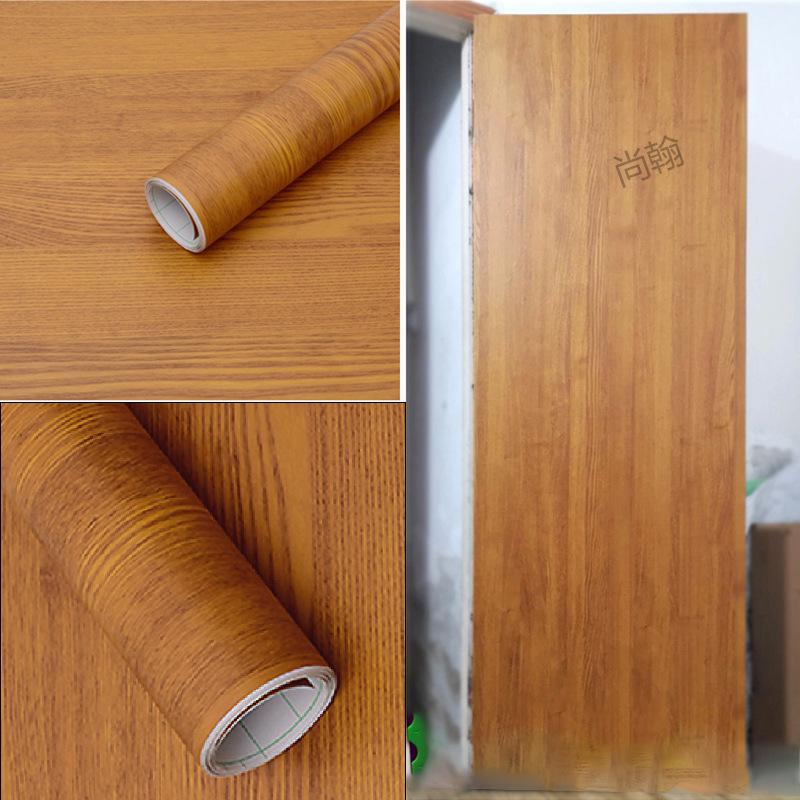 Tapet autoadeziv impermeabil cu aspect de lemn pentru birou, dulap și cabinet