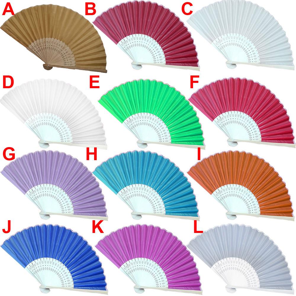   Hand Held Fan  Silk Folding Fan Party Wedding Decor