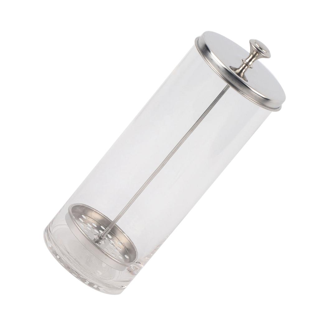 Disinfection Jar Sterilization Container Sanitizer Glass Jar Manicure Tools for Salon 9 Inch