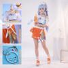 Honkai Star Rail Robin Fanta Collab Summer Skirt Cosplay Set with Wig and Accessories