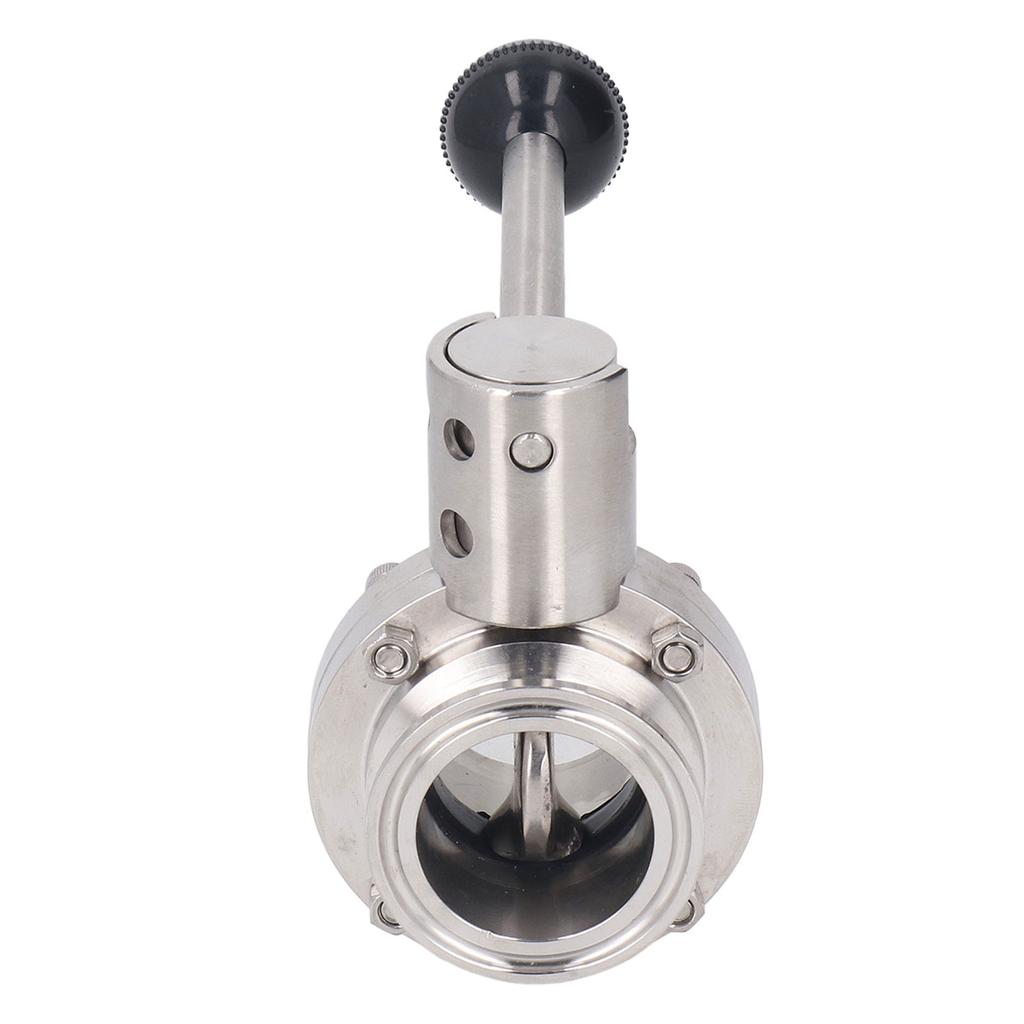 Sanitary Butterfly Clamp Valve with Silicone Washer Stainless Steel Clamp Butterfly Valve