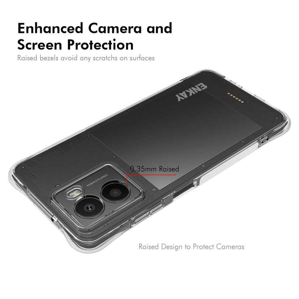 For HMD Fusion 5G Clear Phone Case ENKAY HAT PRINCE Shockproof Anti-Slip TPU Cover