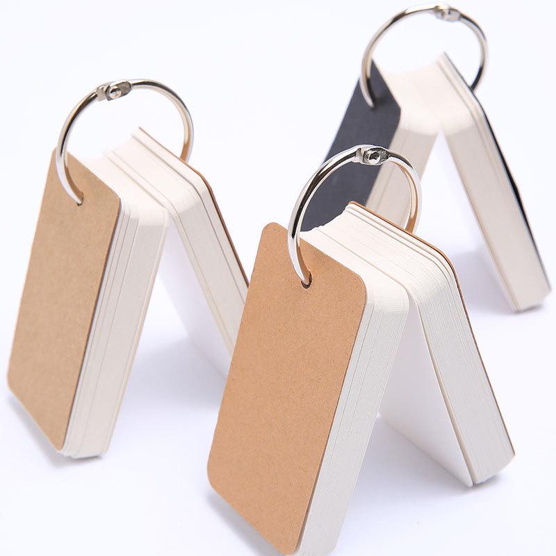 DIY Blank Cardstock for Handwritten English & Pinyin Vocabulary Memory Cards