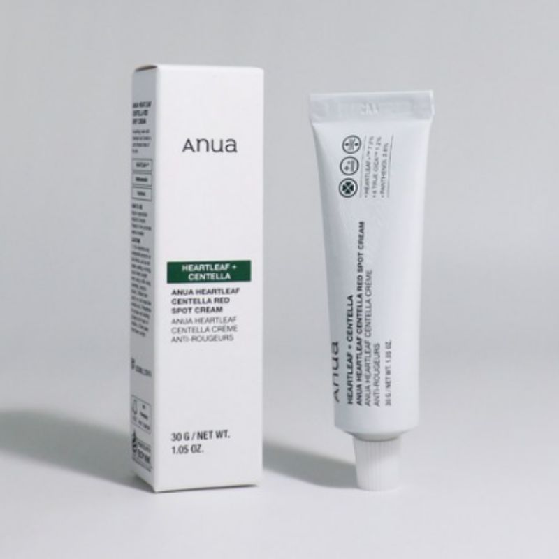 Anua Heartleaf Centella Red Spot Cream 30g – Soothing Barrier Repair Cream for Sensitive & Blemish-Prone Skin