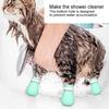 4PCS Silicone Cat Shoes Anti Scratch Pets Paw Protector Claw Cover for Bath Grooming Medicine Feeding Supplies(Shoe