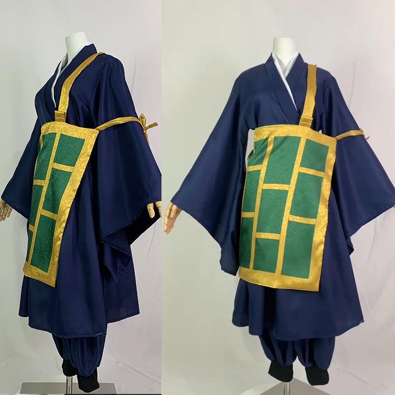 Costume Cosplay Geto Suguru Kimono Nero Blu Uniforme Scolastica Vestito Anime Costumi di Halloween Per Donna Uomo
