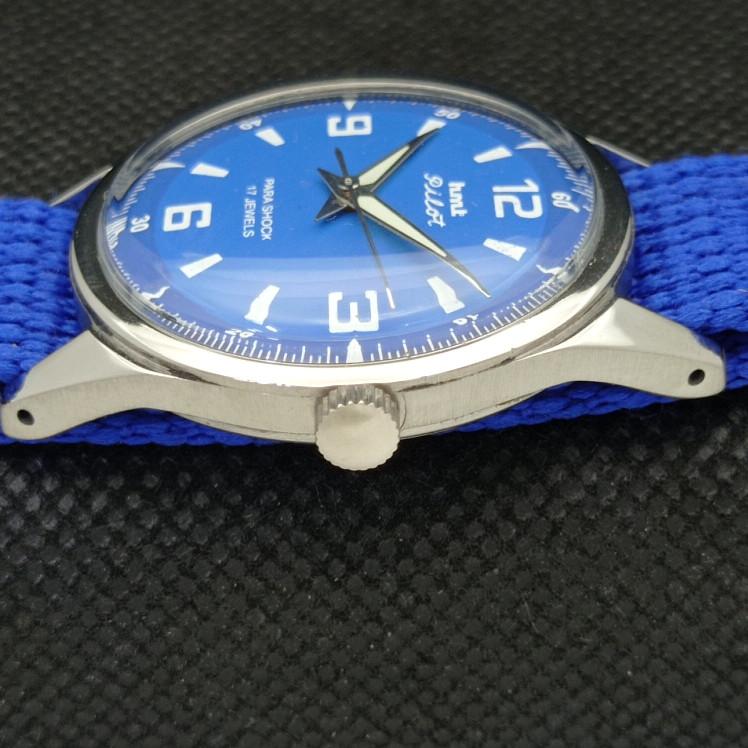 POUŽITÉ HMT PILOT INDICKÉ PÁNSKÉ MECHANICKÉ HODINKY a318305-1 Sku610c-a318305