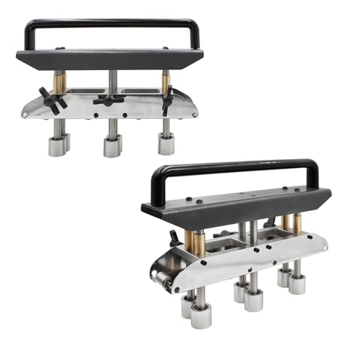 3-Station Metal Edge Roller, 0-90° Bend Angle Metal Bending Tool, Metal Bender for 0.3-1.0mm Metal Roofing Materials, Creates Bends from 13-130mm