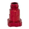 Aluminum Outlet Red Spray Gun Connector Adapter Spray Gun Disposable Pot Adapter
