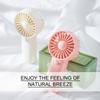 Portable Handheld Fan 1.5V AAA Battery Operated Pocket Fan Outdoor Indoor Activity Summer For Women Travelling