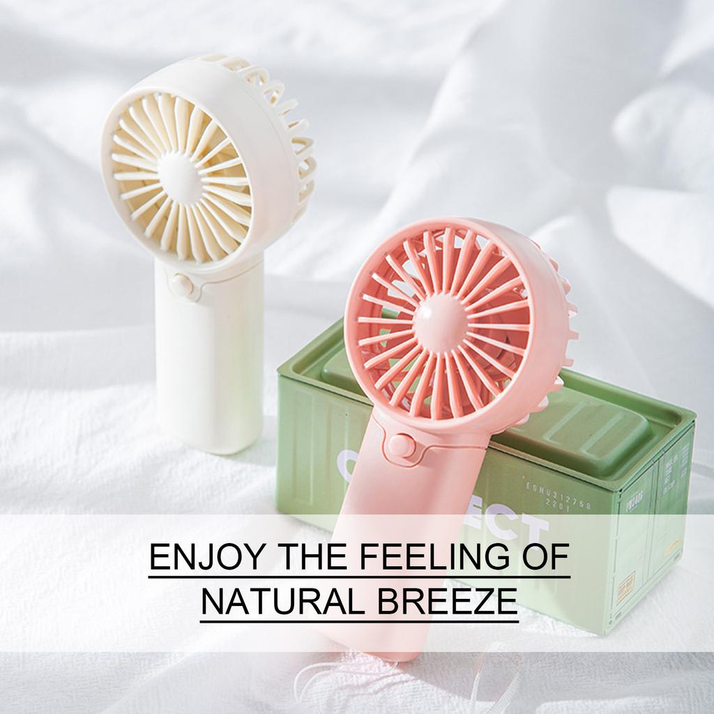 Portable Handheld Fan 1.5V AAA Battery Operated Pocket Fan Outdoor Indoor Activity Summer For Women Travelling