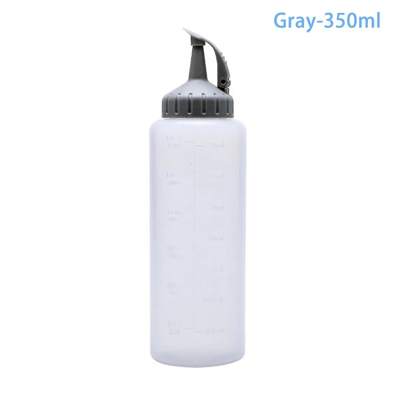 

175/350ml Squeeze Oil Bottle Plastic Seasoning Dispenser for Soy Sauce Salad Dressing Fast Cooking Commercial Kitchen Use