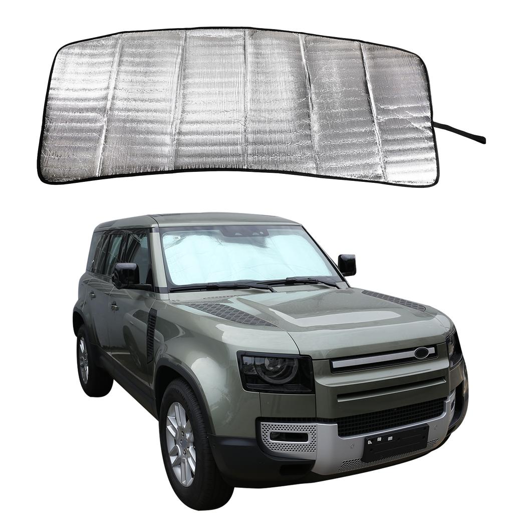 For Land Rover Defender 90 110 2004-2023 Car Windshield Sunshades Sun Shade Covers Front Window Visors Windowshade Accessories
