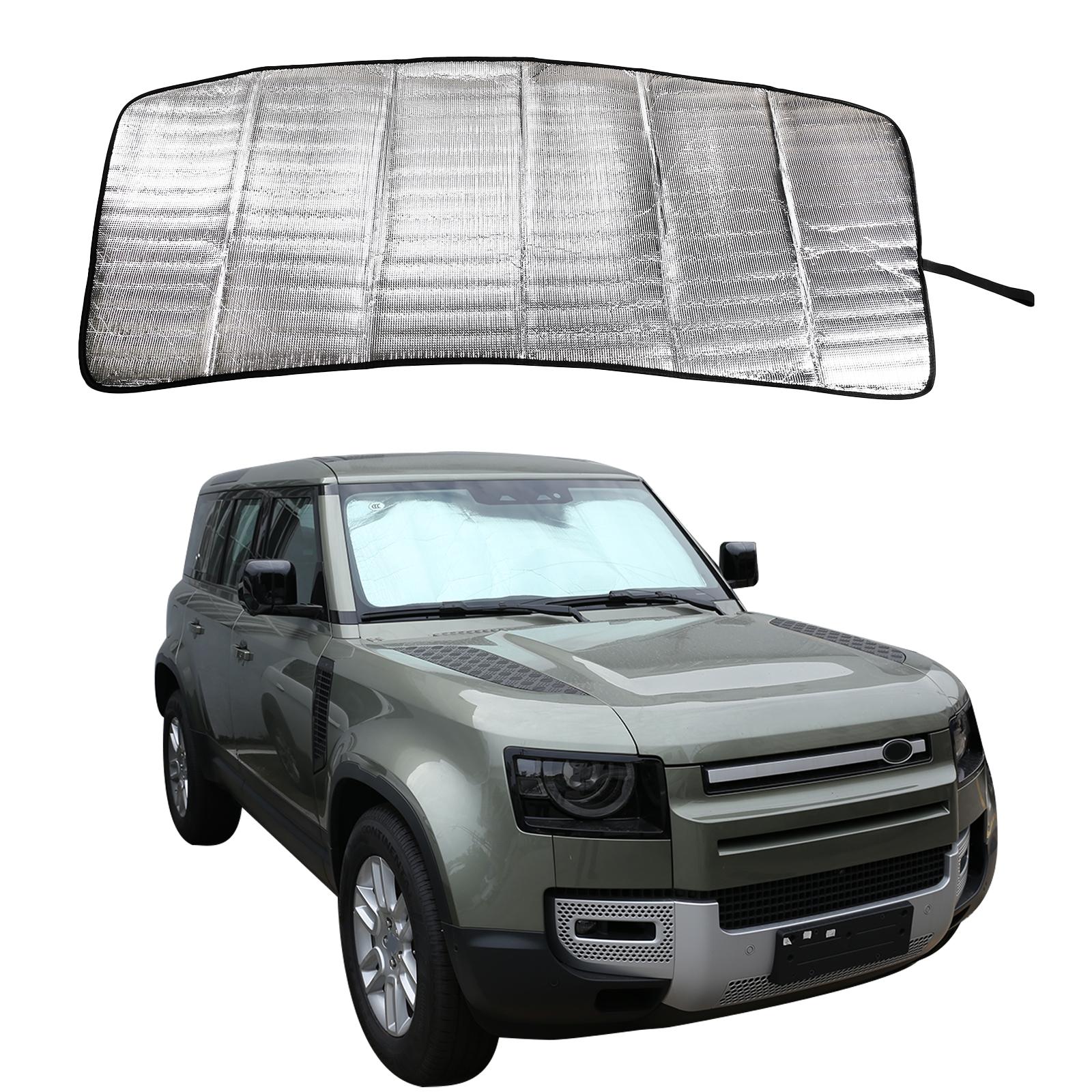 

For Land Rover Defender 90 110 2004-2023 Car Windshield Sunshades Sun Shade Covers Front Window Visors Windowshade Accessories