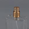 Square Glass Empty Refillable Replacement Perfume or Bottle with Spray Applicator & Cap