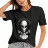Baumwoll-T-Shirt von Alien Dad, Druck in reiner Baumwollqualität, Langlebig und bequem, Lässiges Mode-Stil-T-Shirt für .