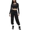 Jordan Flight Chicago Logo Patch Pocket Straight Leg Cargo Pants Women Bottoms Black DQ4624-010
