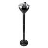 Standing Ashtray Iron Creative Self Cleaning Detachable Floor Standing Ash Tray with Lid for Restaurant KTV Bar Hotel